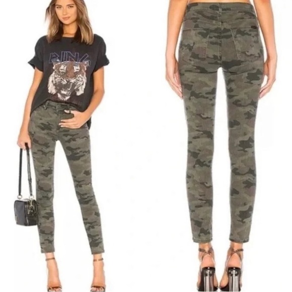 Hudson Camouflage Nico Midrise Ankle Skinny Jeans - Picture 5 of 10